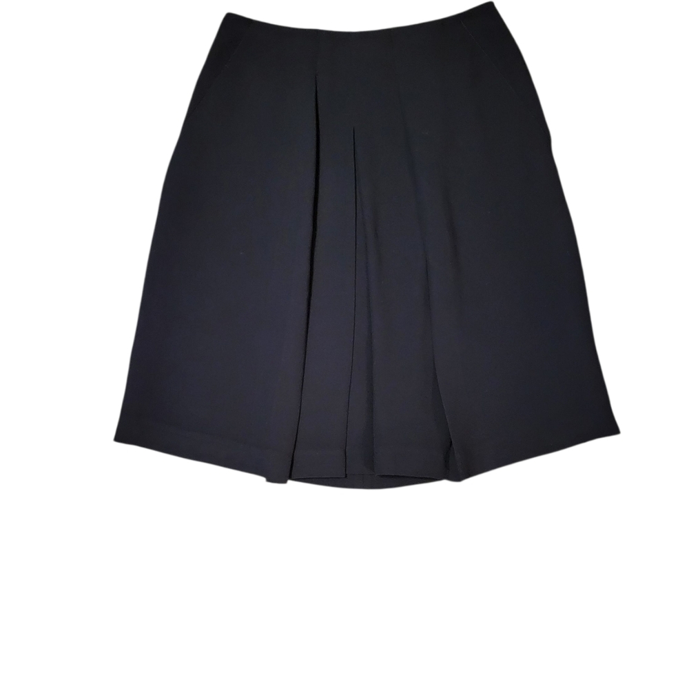 Vince Black Pleated A Line Skirt